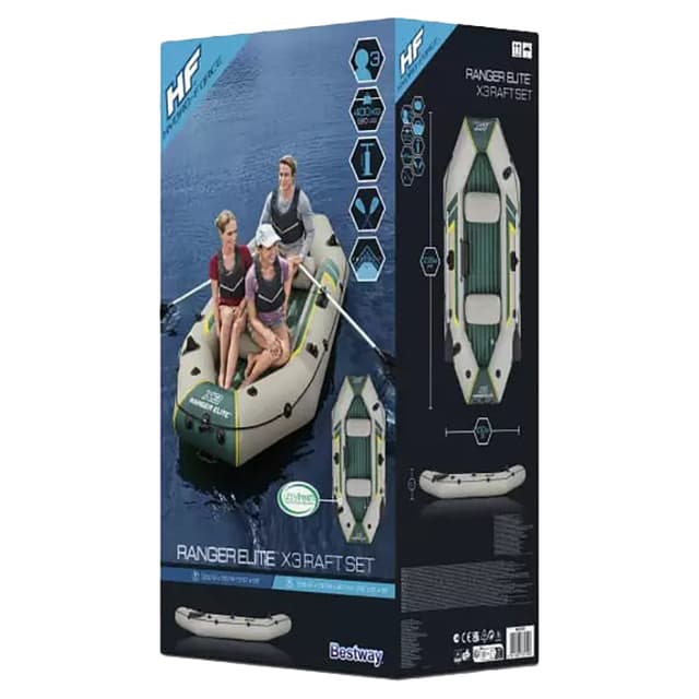 Bestway Hydro Force Ranger Elite X3 Inflatable Raft Set Jomla ae bestway-hydro-force-ranger-elite-x3-inflatable-raft-set-jomla-ae