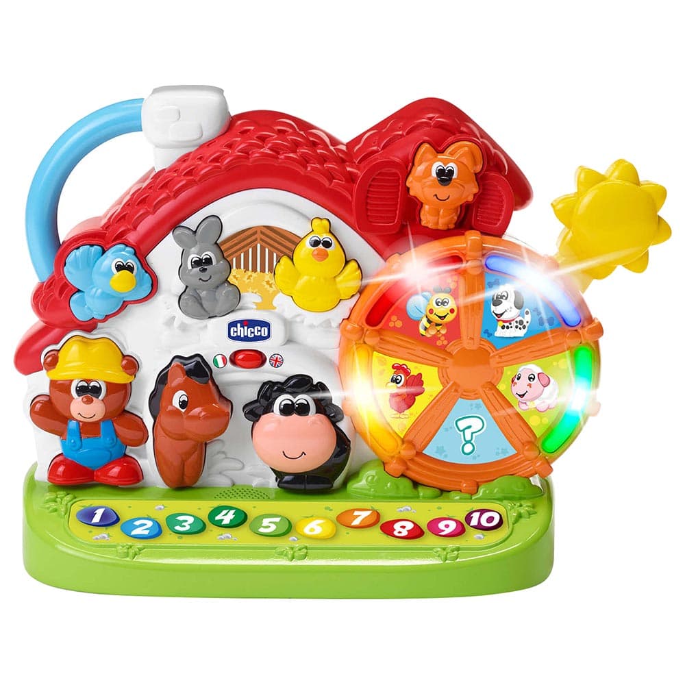 لعبة المزرعة الناطقة من البلاستيك تشيكو Chicco - ABC New Talking Farm