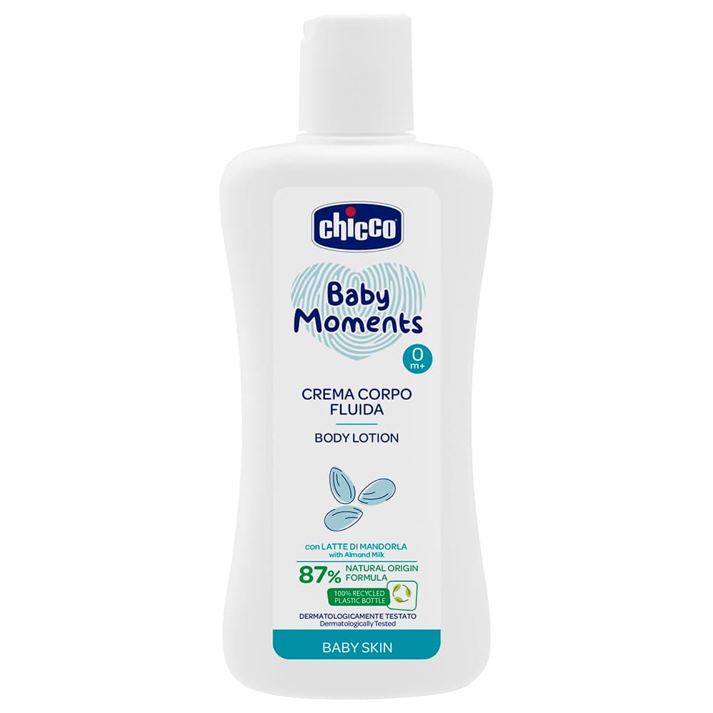 لوشن اطفال 200 مل شيكو Chicco - Baby Moments Body Lotion For Baby Skin - 200ml