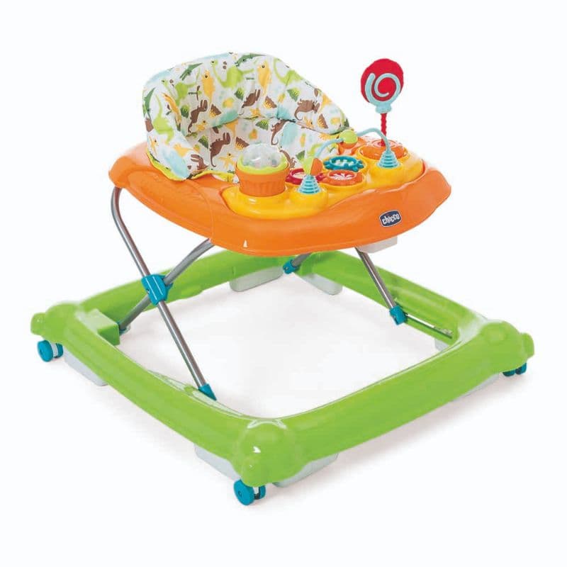 مشاية الاطفال عمر 6 اشهر ومافوق أخضر تشيكو Chicco - Circus Baby Walker 6m+ - Green Wave