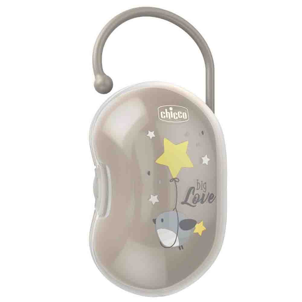 حافظة محمولة للهايات الاطفال ايزي بوكس تشيكو Chicco – Easy Box Soother Holder – Neutral
