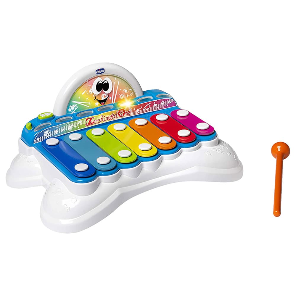 لعبة بيانو إكسيليفون للأطفال من البلاستيك قوس قزح تشيكو Chicco - Flashy the Xylophone