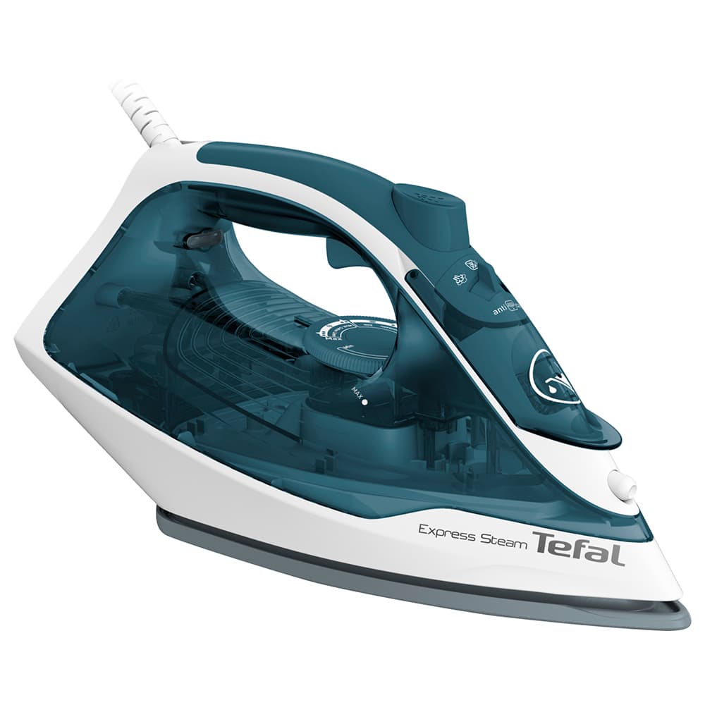 مكواه بخار 2400 واط أزرق تيفال Tefal Express Steam Iron Boreal