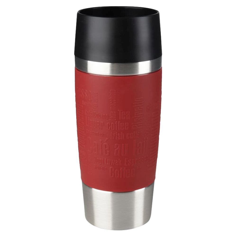 كوب سفر ستانلس ستيل 360 ملي لتر أحمر تيفال Tefal Travel Mug Stainless Steel