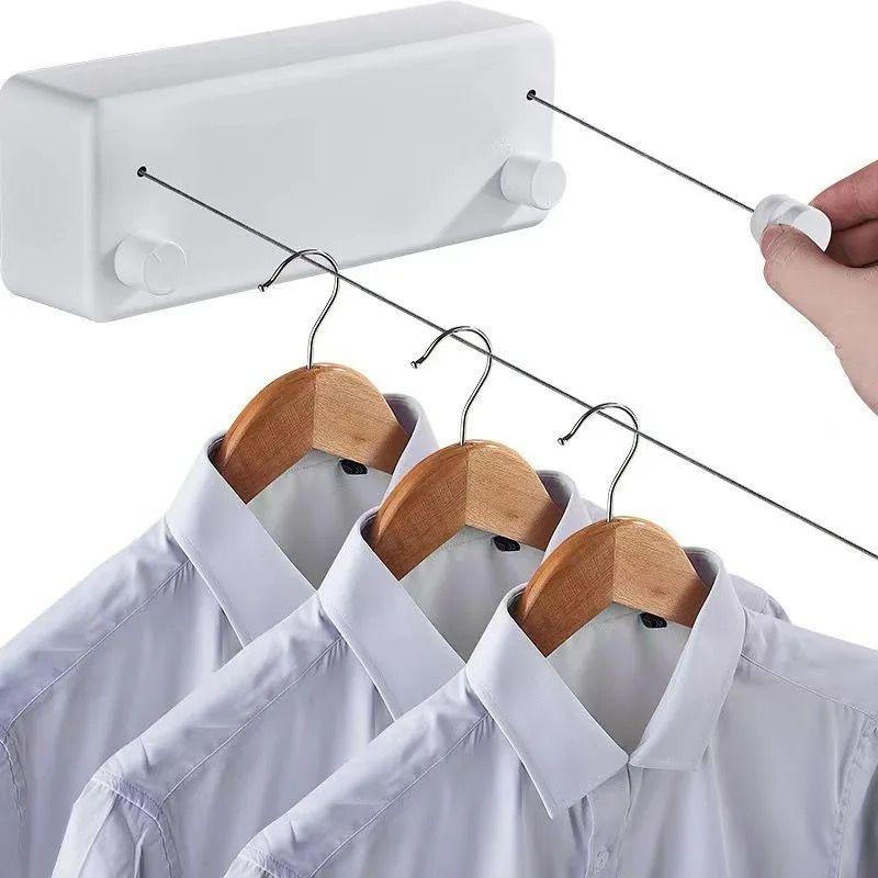 حبل غسيل قابل للسحب لتجفيف الملابس Retractable Washing Line Drying Clothes