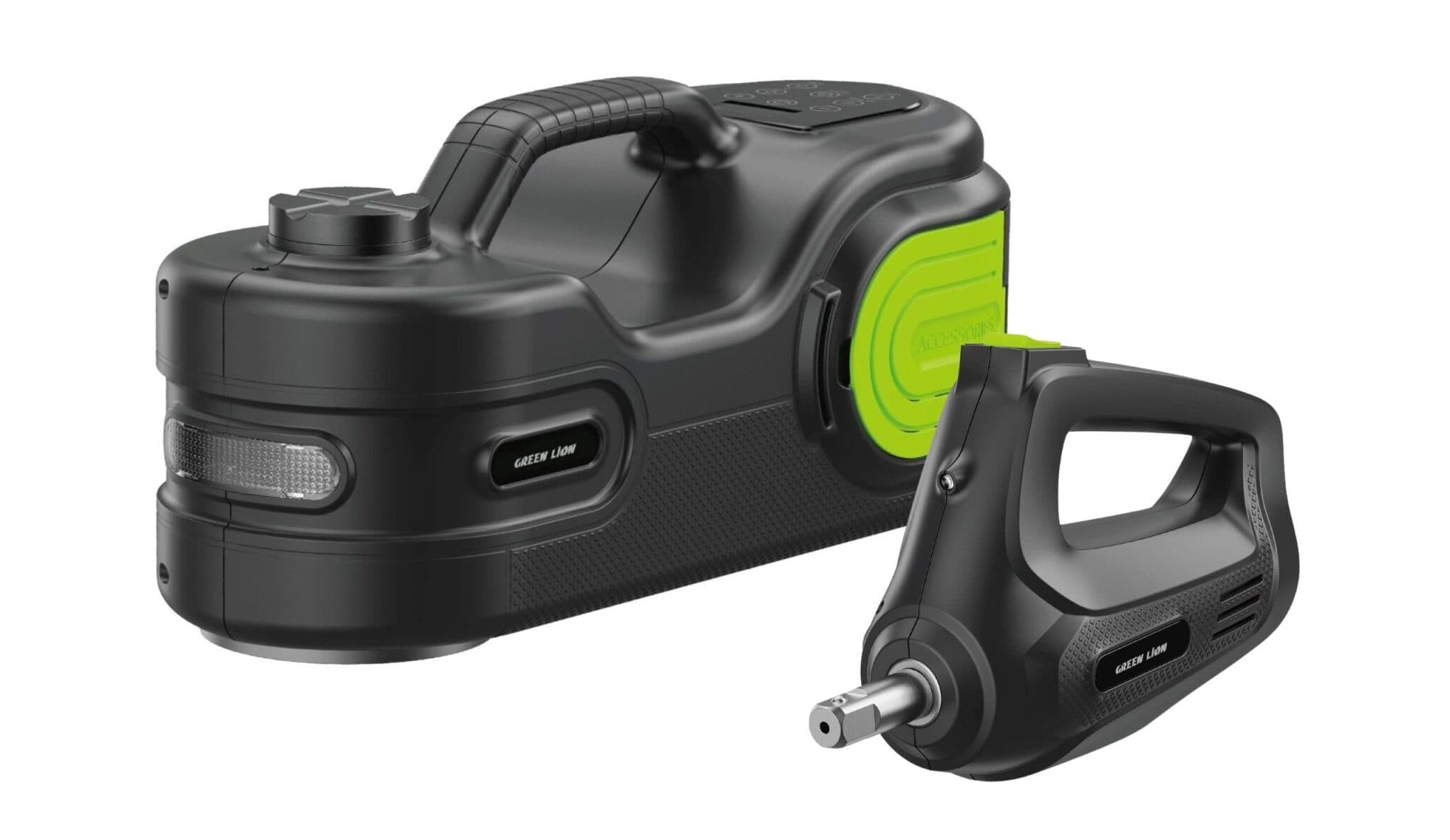 عفريته كهربائية 5 طن جرين مع مفك براغي ومنفاخ هواء كفرات