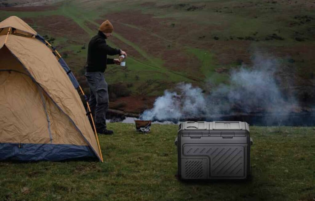 ثلاجة للسيارة متنقلة للرحلات جرين لايون