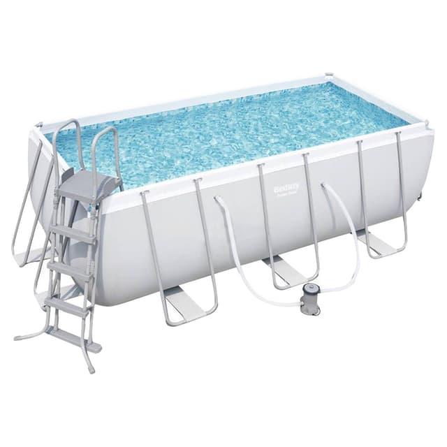 Order Bestway - Power Steel Rectangular Frame Pool Set 412x201x122cm ...