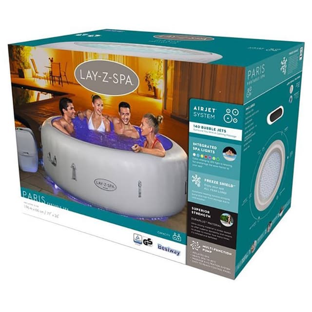 Lazy Fun Led Light Order Bestway - Lazy Spa Paris Inflatable Hot Tub With Led Lights Now ...
