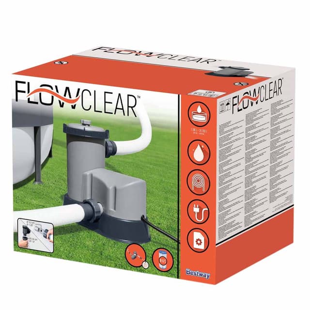Bestway - Flowclear Filter Pump 1500gal - Grey | Jomla.ae