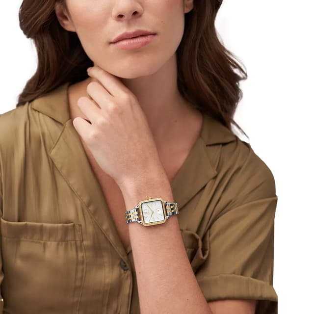 Order Fossil Women's Colleen Three-Hand Two-Tone Stainless Steel Watch Bq3908 Now! | Jomla.ae