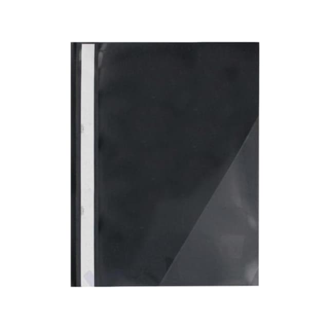 Atlas - 12pcs Flat File PP A4 Thick with Pocket - Black | Jomla.ae