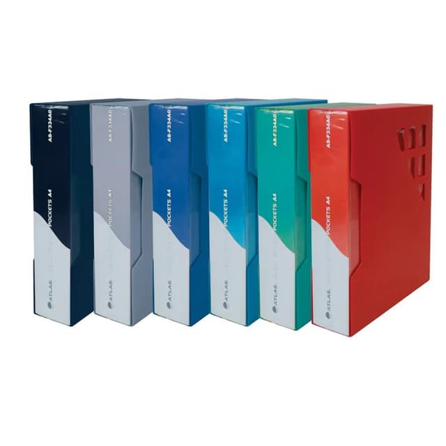Order Atlas - Clear Pocket Assistant File A4 100s - Assorted 12pcs Now ...