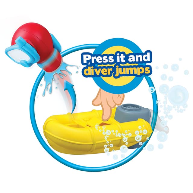 BB Junior - Splash N Play - Rescue Raft Inflatable Bath Toy | Jomla.ae