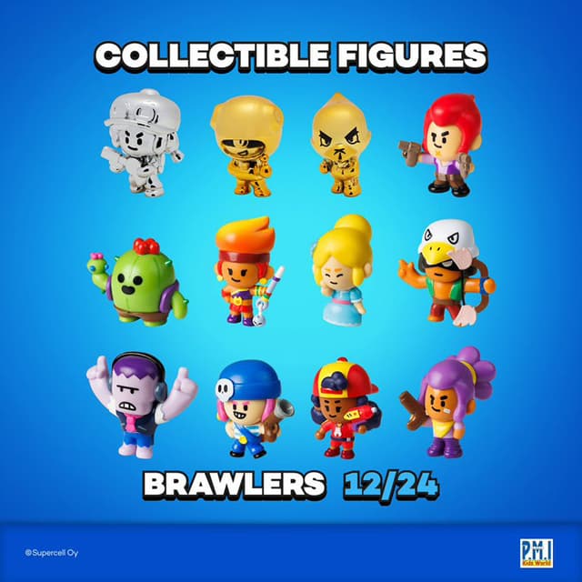 Order Brawl Stars - Figures Deluxe Box w/ 3 Figures - 12pcs Now! | Jomla.ae