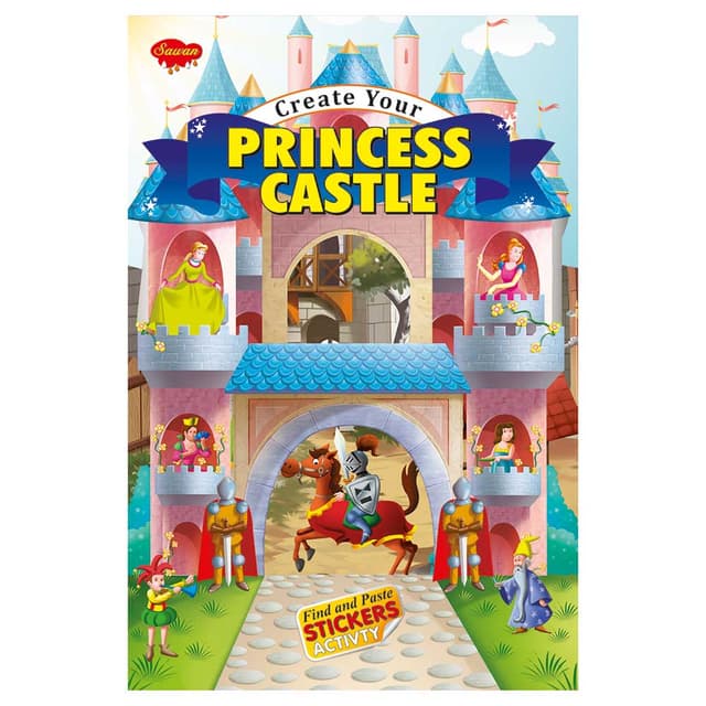 Order Create Your Princess Castle Sticker Activity - Book Now! | Jomla.ae