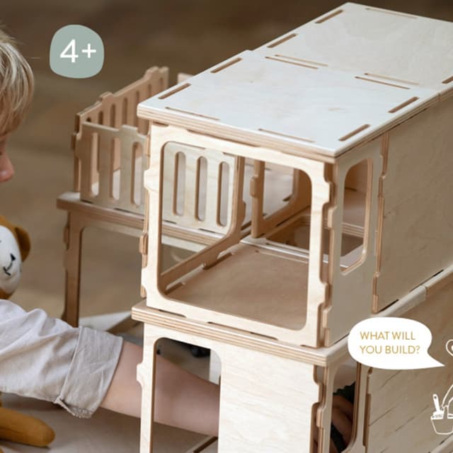 Fabelab Raketa Order Fabelab - Build Basic Kit - FSC Wood Toy Now! | Jomla.ae