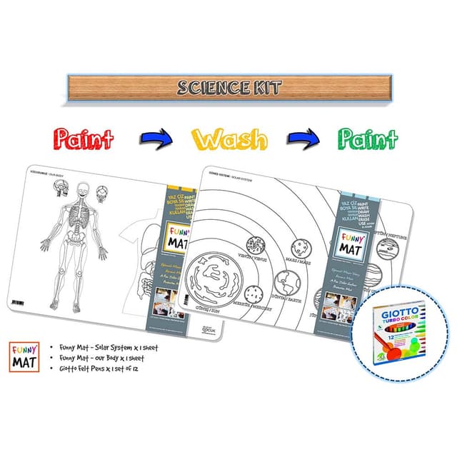 Order Funny Mat - Science Kit - White Now! | Jomla.ae