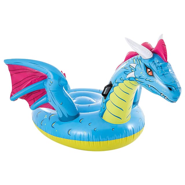 Blue Intex Float Order Intex - Dragon Inflatable Ride-On - Inflatable Pool Float - Blue ...