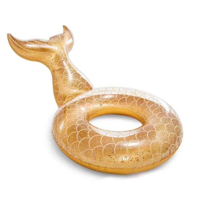 Intex Inflatable Pool Rings Order Intex - Glitter Mermaid Tube - Gold - Inflatable Pool Ring Now ...