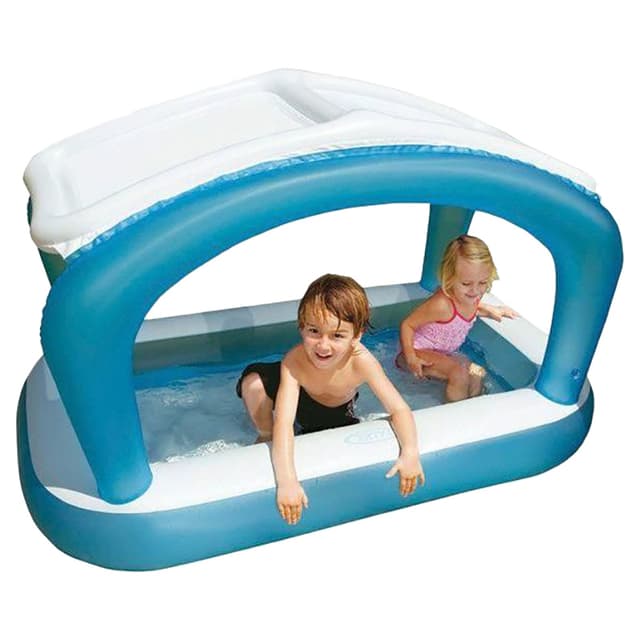 Order Intex - Sunshade Rectangular Baby Pool Now! | Jomla.ae
