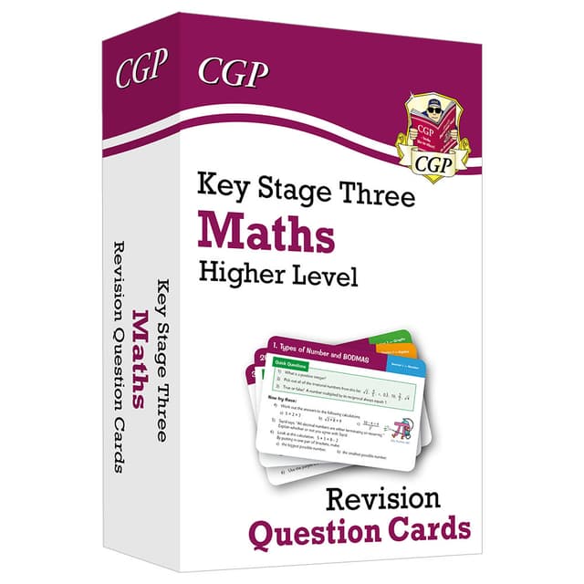 Ks3 Math's Revision Question Cards - Higher Level | Jomla.ae