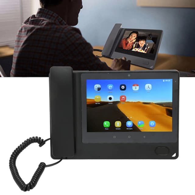 Touch Screen Call Box Order Smart Landline Telephone Touch Screen, Video Call 8.0 Inch HD ...