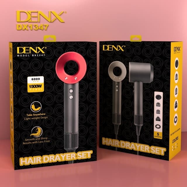 Denx Order Denx DX1347 Hair Dryer Set Now! | Jomla.ae